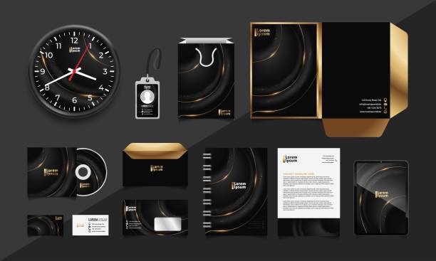 corporate branding identity design. vector illustration
